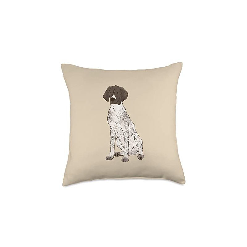 GSP Lovers German Shorthaired Pointer Dog Mom Throw Pillow
