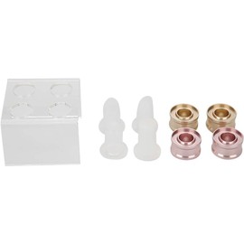 Molde de Silicona Profesional para Labiales DIY, Kit Completo Tinta de Labios Casera, 12.1mm, 4 Agujeros, Maquillaje, estilo labial
