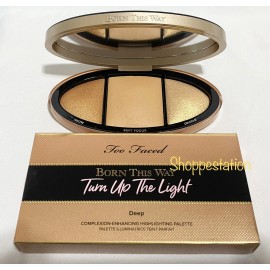 TOO FACED Born This Way Turn Up The Light Highlighting Palette Shade DEEP