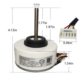 WZDK30-38G ，Air Conditioning Motor 30W Brushless Air Conditioner Inverter Fan Motor RD-310-30-8T DC 310V 0.14A 1300RPM