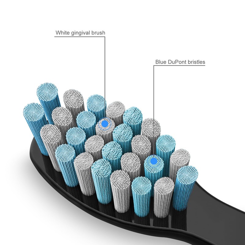 5 Pack Electric Toothbrush Replacement Heads Compatible with Fairywill,Toothbrush Heads