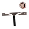 minkissy 3pcs Professional Eyebrow Stencil Ruler Kit Eyebrow Grooming Tools