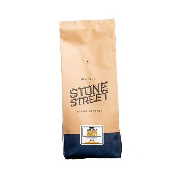 Stone Street Coffee Cold Brew Caffeine Boost Whole Bean 2 Lb 32 Oz Dark Roast