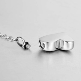 COCO Park Engraving Dad Love Heart Urn Pendant Stainless Steel Cremation Jewelry Key Ring Ash Memorial Keepsake Keychain