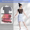 TINGSING Garment Bag for Travel Kids, 37 Inch Clear Dance