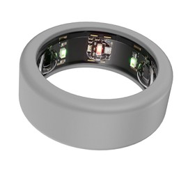 Bimanpap Ring Cover for Oura Ring Gen 3, Silicone Elastic Case for Oura Ring Working Out Accessories, Ring Protector for Men and Women (White, M(11/12/13))