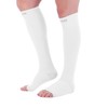 Doc Miller Open Toe Compression Socks, 15-20 mmHg, Toeless Compression