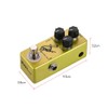 Btuty Overdrive Boost Guitar Effect Pedal Full Metal Shell True