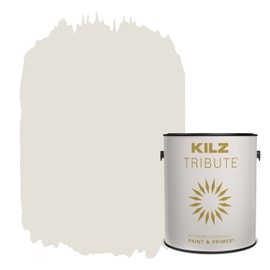 KILZ TRIBUTE Paint & Primer, Interior, Eggshell, Reserved White, 1 Gallon