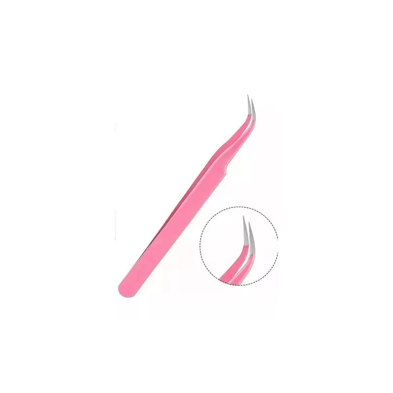 Veraly 2 Pinzas Para Extensiones D Pestañas Belleza Maquillaje Mink