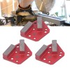 3Pcs Diamond Grinding Shoes 30 Grits Trapezoid Concrete Floor Cutting