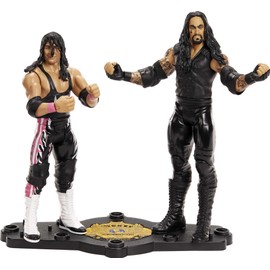 WWE Bret “Hit Man” Hart vs Undertaker Championship Showdown 2-Pack 6-inch Action Figures Friday Night Smackdown Battle Pack for Ages 6 Years Old & Up