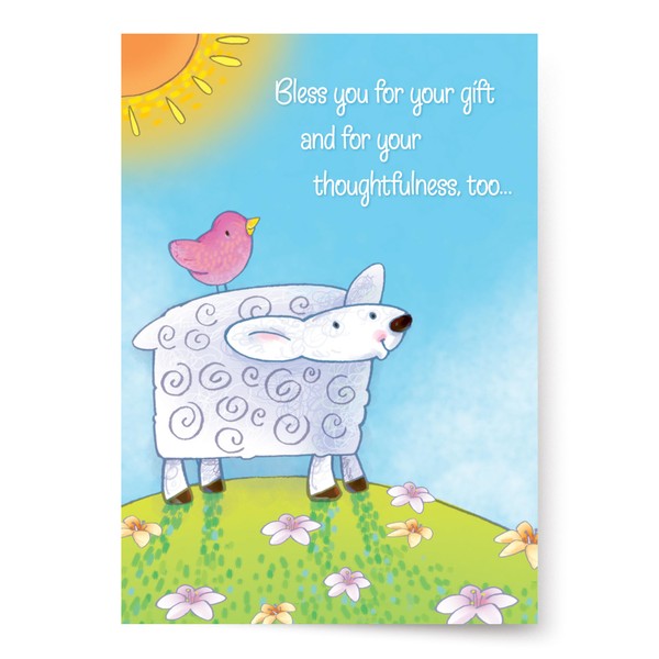 Designer Greetings Communion Thank You Cards, Lamb (24 Thank-You Notes