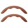 X AUTOHAUX Pair 38cm 15" Universal Suede Anti Slip Steering