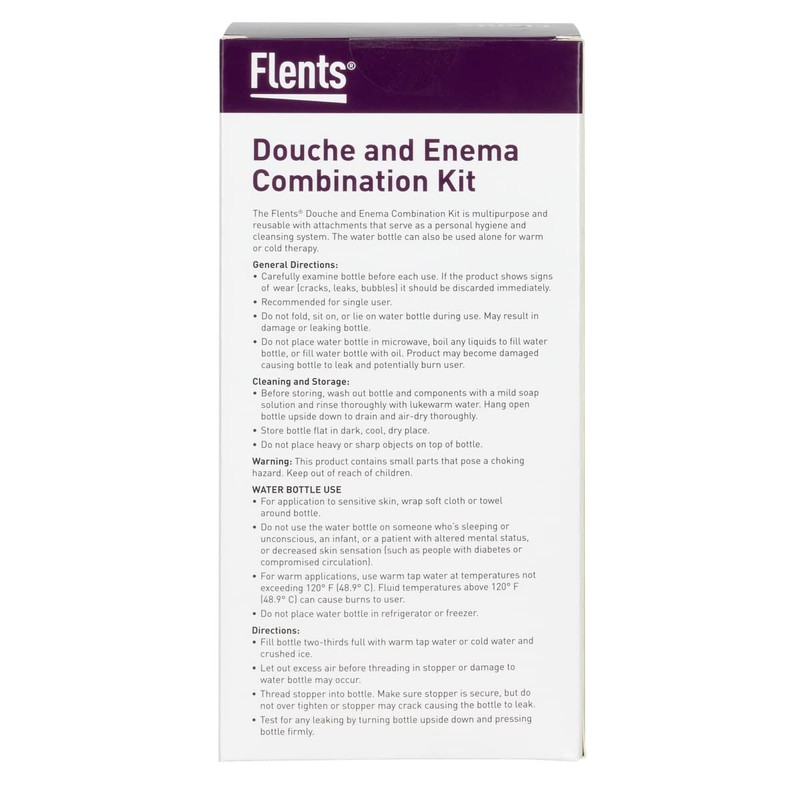 Flents Douche and Enema Combination Kit for Men and Women,