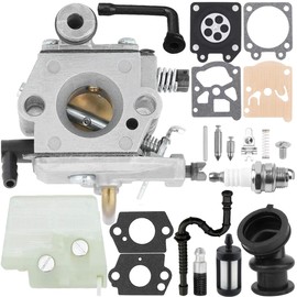 ZAMDOE Carburetor for stihl 024 026 PRO MS260 MS240 MS260 PRO Chainsaw Replaces 1121 120 0610 WT-403B WT-403A with Air Filter Spark Plug Fuel Line Inlet Tube Kit