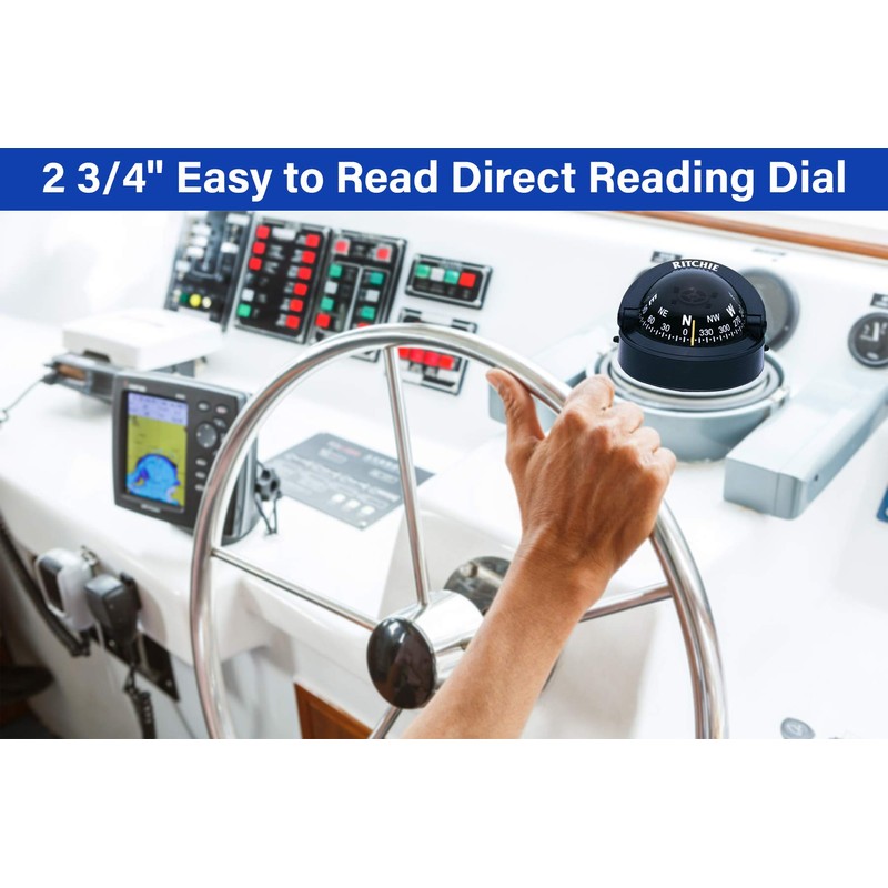 S-53 Ritchie Navigation Explorer Compass 2 3/4-Inch Dial with Surface