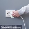 PerfectHD Steckdosenadapter mit Überspannungsschutz - Zwischenstecker - Blitzschutz - 5er-Set