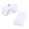 Rieoany Sponge Holder for Kitchen Sink with Two Nano-Sponges Stainless