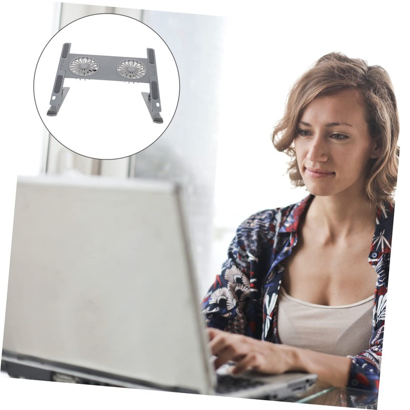 Mobestech Detachable Aluminum Laptop Cooling Pad 8 Gear Height Adjustment