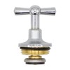 VARIOSAN 14696 1/2-Inch Toggle Top Matt Chrome-Plated Brass