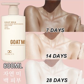 미백 바디워시 고트밀크 바디워시 미백 바디클렌저 바디 미백 니아시나마이드 바디워시, 800ml, 1개 Whitening Body Wash Goat Milk Body Wash Whitening Body Cleanser Body Whitening Niacinamide Body Wash, 800ml, 1 piece, 800ml × 3개