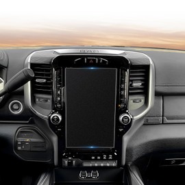 CDEFG Matte Anti Glare for 2019-2025 Ram Screen Protector, 12 Inch Touchscreen, for Dodge RAM 1500 2500 3500 2019-2023 2024 2025 Accessories Matte Tempered Glass