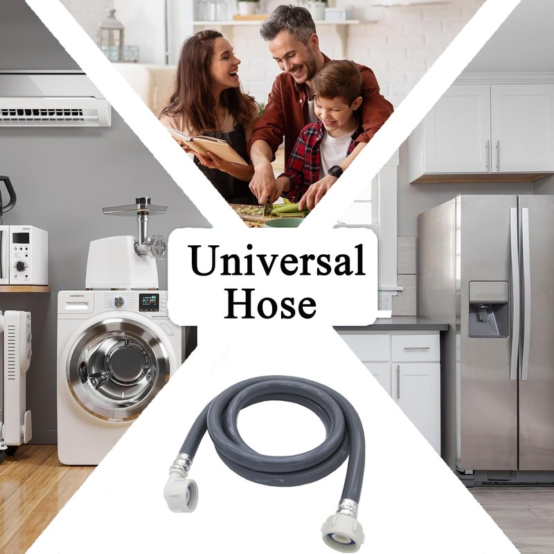 General Washing Machine Hose, 1.2m Washing Machine Water Pipe, Dishwasher