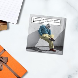 Funny Birthday Card , Happy Birthday Card Him, Men, Male Birthday Card, 133x133m