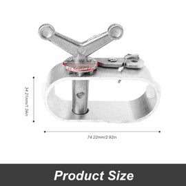 Pack of 4 Wire Tensioners, DEANKEJI Wire Rope Tensioner, Aluminium Alloy Wire Rope Tensioner, Strong Tension Lock for Rope Pool Cover, for Swimming Pool Cover, Keep the Pool Clean