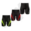 Sparx - Pantalones cortos de triatlón para hombre (negro/verde neón,