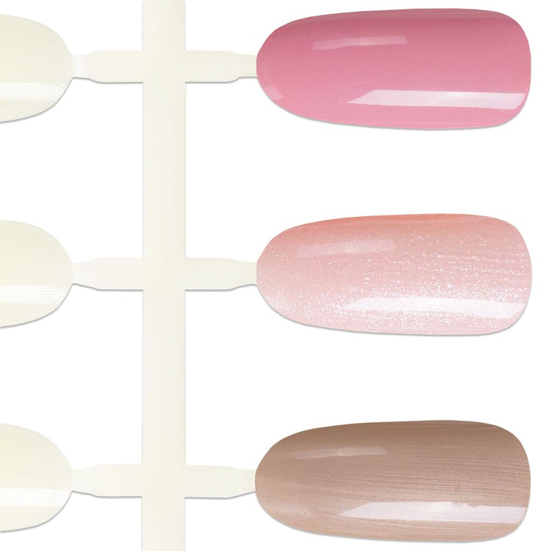 Beauticom® 15 Piece Natural Color Flat Practice Nail Art Designs