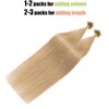 Elailite Real Hair Bonding Extensions, 1 g/strand, 50 cm, #27