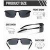 JOLLYNOVA Mens Sports Polarized Sunglasses UV Protection Sunglasses for Men，Ultralight