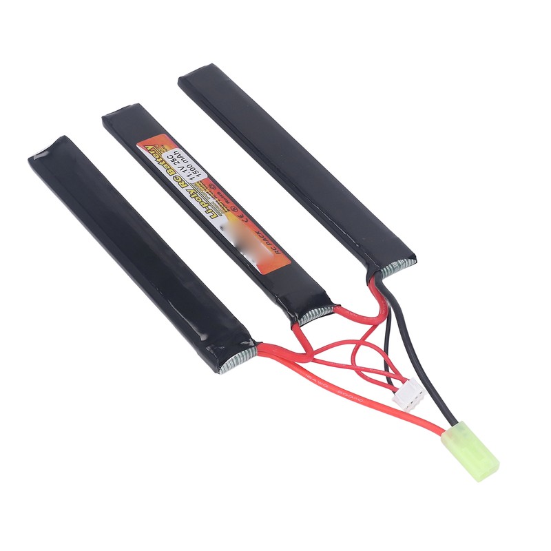 1500mAh Lipo Battery 25C Discharge Rate 11.1V 3S Lithium Cobalt