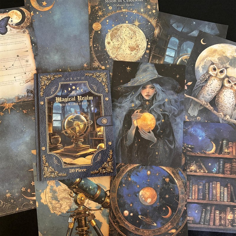 Arpaper Collage Material Design Paper Assortment (Fantasy)