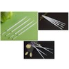 LBY Plastic Toothpicks, Interdental Toothpicks with Brush and Flat Rhombus
