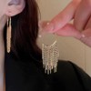 Gold Tassel Earrings for Women Boho Tassel Dangle Earrings Long