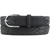 BELTINGER Women's Python Embossed Belt 3 cm Leather Belt for