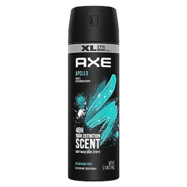 AXE Axe Apollo Deodorant Body Spray For Men, 48H Odor Protection Sage & Cedarwood Aluminum Free Body Spray Deodorant 5.1oz