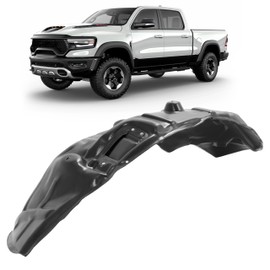 JMTAAT Front Fender Liner Inner Panel Compatible with 2009-2018 Dodge Ram 1500 2019-2024 Ram 1500 Classic Replacement for CH1249152 68110686AE Wheel Liner Splash Shield Guard Passenger Side