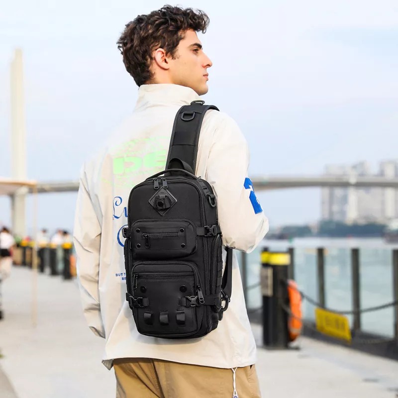 Generic W Bolso Bandolera Táctico Para Hombre Al Aire Libre