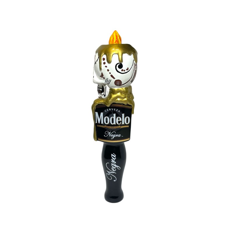 Modelo Negra Dia De Los Muertos Skull Tap Handle |