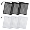 Oruola 6pcs Mesh Bag,Small Drawstring Bag,Mesh Storage Bags with Cord