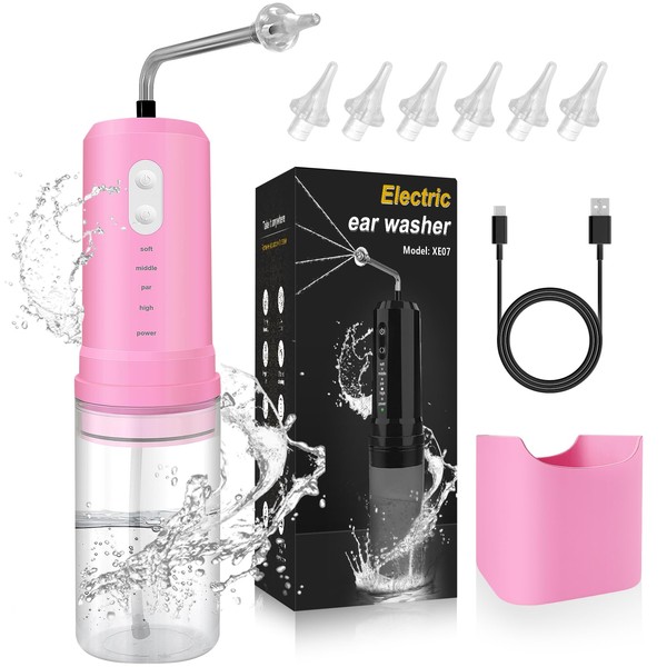 Ear Wax Removal, Electric Ear Irrigation Flushing System, Water Powered