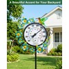 Outdoor Thermometer Waterproof Hummingbird Outside Thermometer Hygrometer
