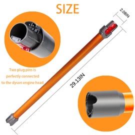 Replacement Wand Compatible with DS V15 V11 V10 V8 V7 Cordless Stick Vacuum Cleaner,Quick Release Vacuum Accessories (Yellow)