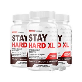 Men 3-Pack StayHard XL Maximum Strength Stay Hard Supplement 180 Capsules