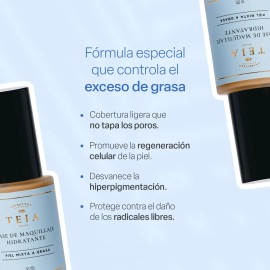 Maquillaje Piel Grasa - Mixta Teia Cosméticos Naturales