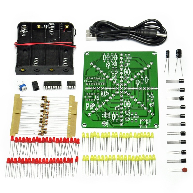 Gikfun Electronic LED Flashing Lights Soldering Practice Board PCB DIY